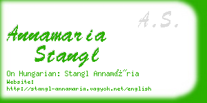 annamaria stangl business card